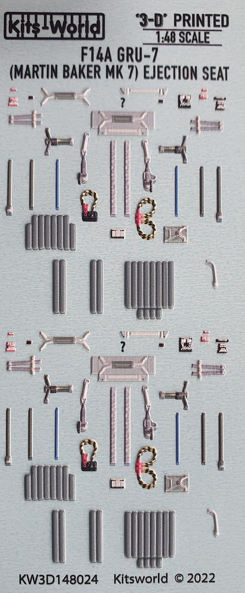 Details about   Kits World Decals 1/48 3D ACES II EJECTION SEAT SET Belts Straps & Handles 
