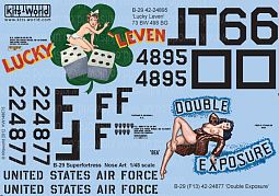 Kitsworld Kitsworld  - 1/48 Scale Decal Sheet B-29 Super Fortress 