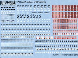 Kitsworld Miscellaneous 'Kill' Markings - Multi Scale Decal Sheet 