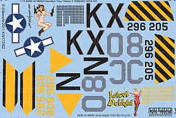 Kitsworld Kitsworld  - 1/72 Scale Decal Sheet B-26 Marauders KW172062 