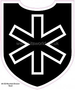 Kitsworld CUSTOM SIZES Waffen SS 6th SS Mountain Division â€˜Nordâ€™ 