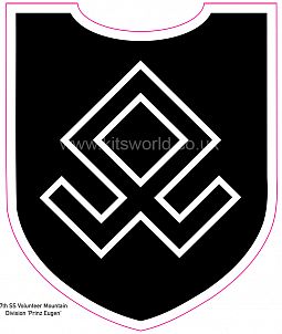 Kitsworld CUSTOM SIZES Waffen SS7th SS Volunteer Mountain Division â€˜Prinz Eugenâ€™ 