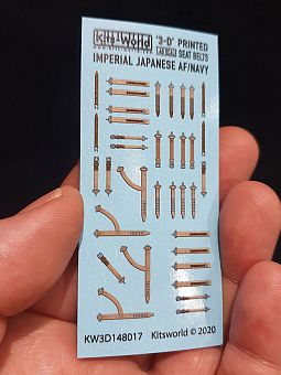 Kitsworld 1:48 scale Imperial Japanese AF/Navy Seat Belt Set 
