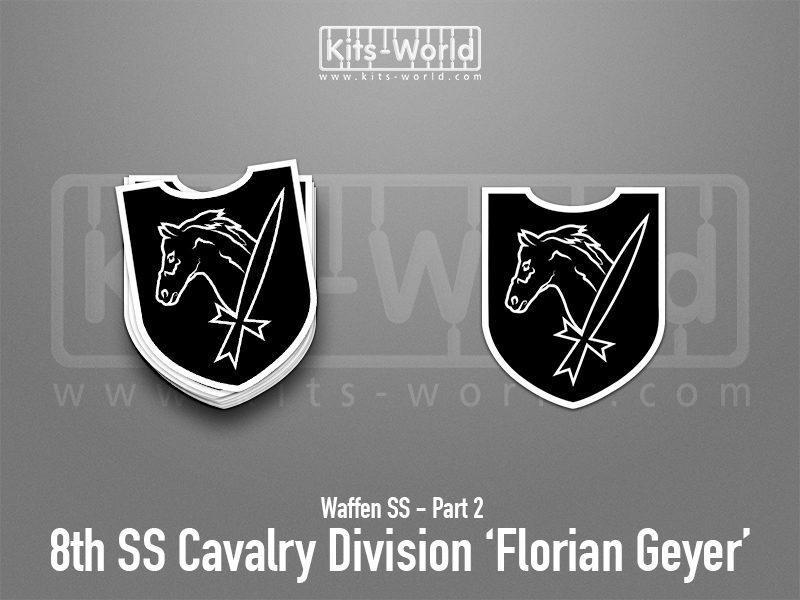 15MM Custom decals 9th SS HOHENSTAUFEN Panzer Division Mustang Game Systems 